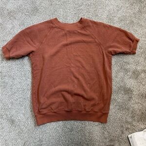 Men's Jungmaven xs -Sleeve Crewneck Sweatshirt - Rust